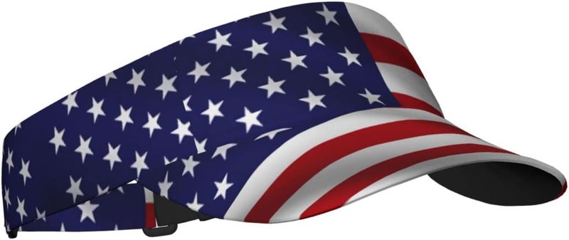 ASYG Cute Funny Flag Hat Women Men Adjustable Flag Sport Sun Visor Hat Summer Fashion Sun Cap Beach Flag Hat - Image 2